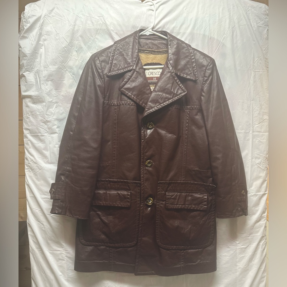 Men’s Vintage real leather jacket RARE